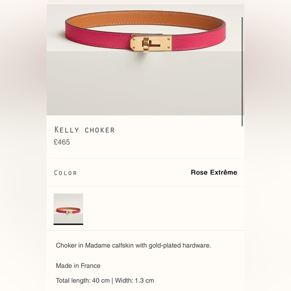 Hermes Kelly Choker - Picture 6 of 7